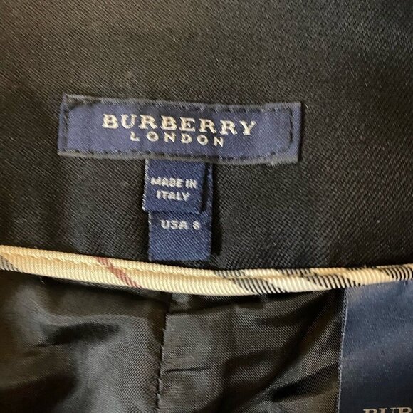Burberry London Women 100% Wool Bootcut Lined Pants Trousers Sz 8 Made i… - Picture 8 of 9
